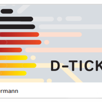 Das Deutschlandticket als Chipkarte.