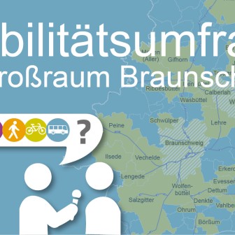 Keyvisual Mobilitätsumfrage im Großraum Braunschweig