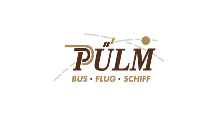 Das Logo der Pülm-Reisen-GmbH.